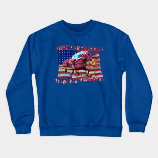 American Pharoah 2015 - Famous Racehorses Crewneck Sweatshirt